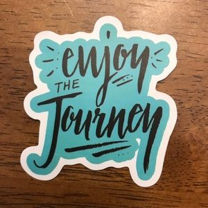 Enjoy the Journey Blue Laptop or Tablet Sticker